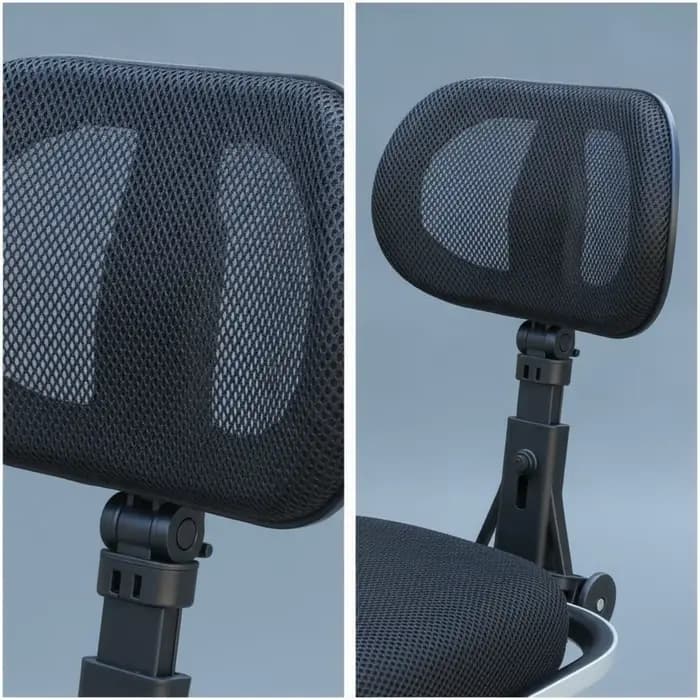 Soutien dorsal réglable pour trottinette avec fixation par pince