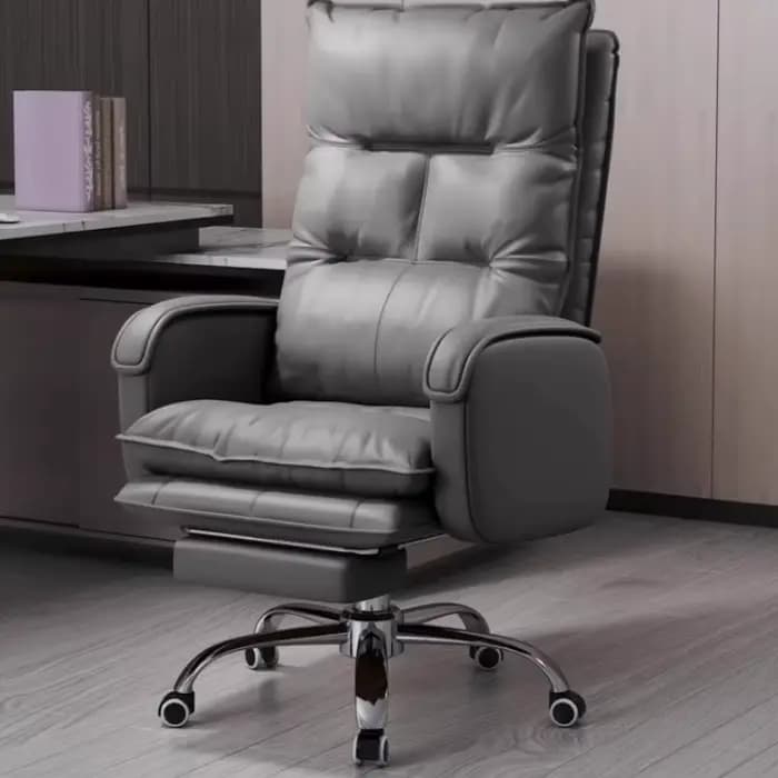Chaise De bureau De luxe Vintage moderne Beige Mobile inclinable chaise De bureau ergonomique maison Sillas De Oficina meubles accessoires