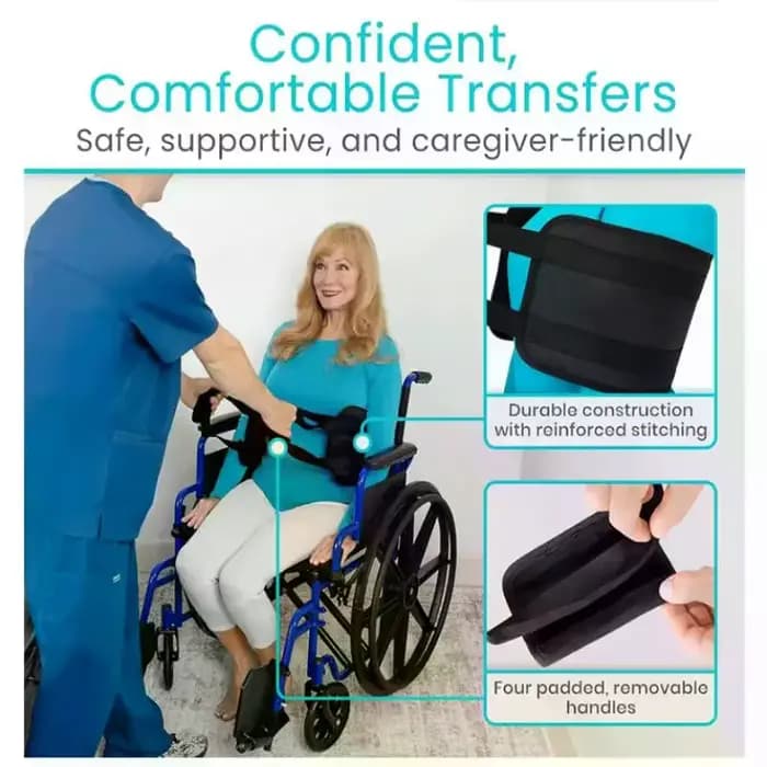 Ceinture de transfert et de levage de sécurité pour patients paralysés