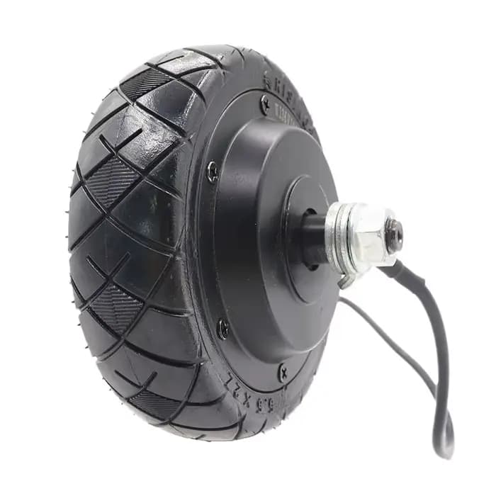 Moteurs avant et arrière de 5,5 pouces + roues, moteur de moyeu de roue sans balais et sans dents, pneu solide, moteur sans balais pour trottinette électrique 36V