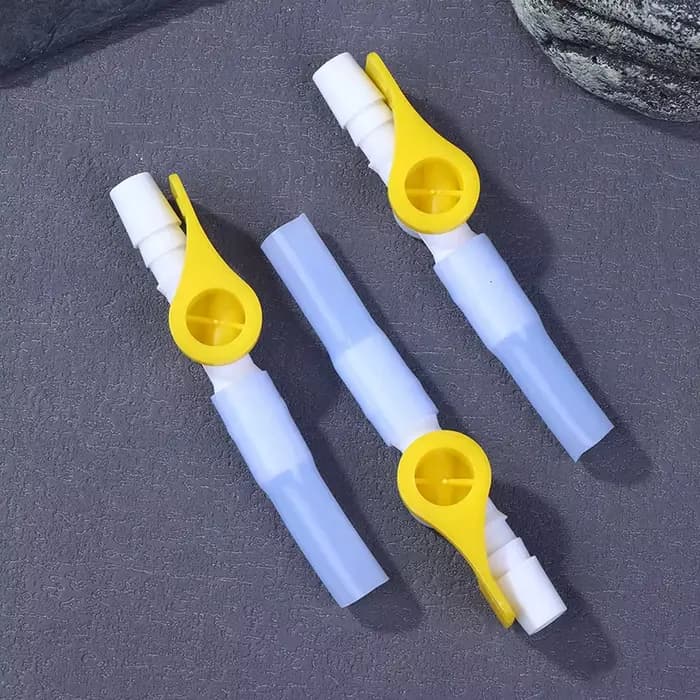 Cathéter urinaire confort optimal ; Robinet à double valve