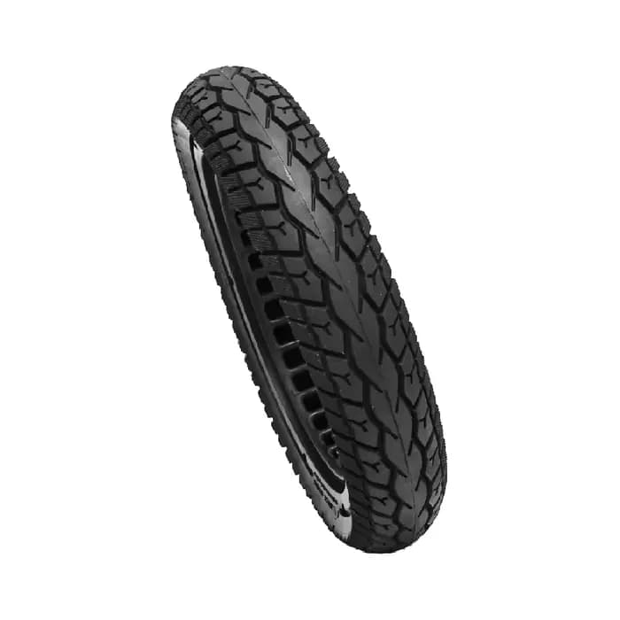 Trottinette électrique de 12 pouces avec pneus solides 12 x 2.125 et pneus anti-explosion en nid d'abeille amortisseurs non gonflables