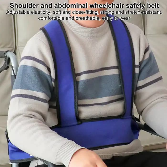 Ceinture de fixation pour fauteuil roulant pour personnes âgées