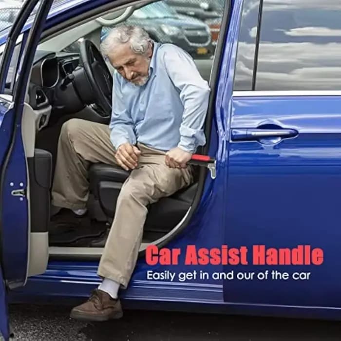 Poignée d'assistance pour portière de voiture 2-en-1 multifonctionnelle
