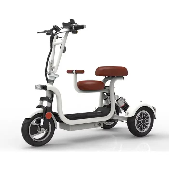 Mini Tricycle Électrique de 10 Pouces pour Parent et Enfant
