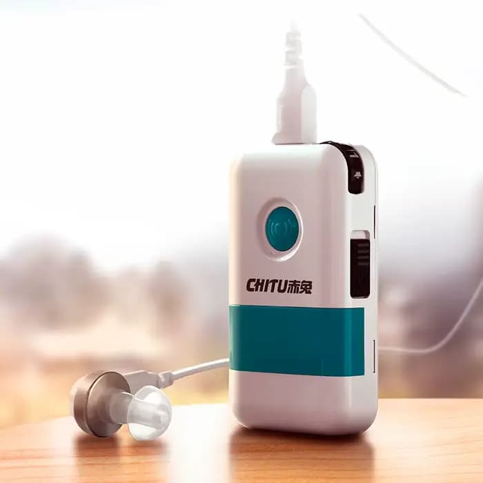 Aide auditive rechargeable de poche DHP pour la surdité