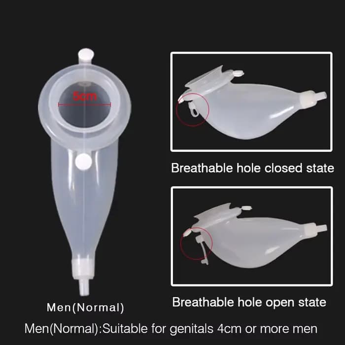 Collecteur d'urine hypoallergénique en Silicone pour adultes