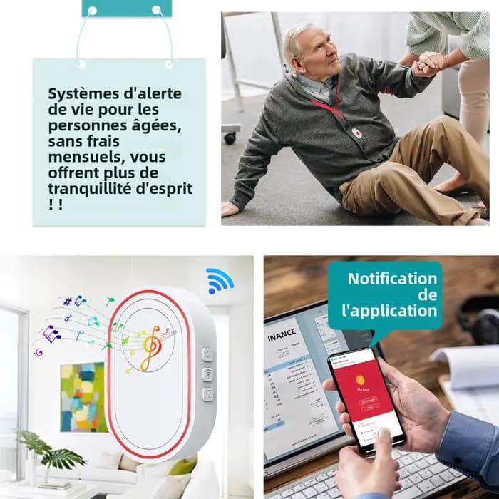 Système d'appel intelligent Topvico Wifi pour aidants