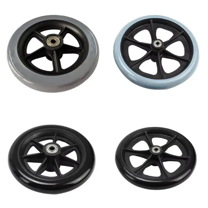 M4YD – roues roulantes avant robustes de 6/8 pouces
