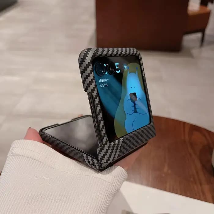 Étui fin en fibre de carbone pour Motorola Razr 70 Ultra 60 50 Razr Ultra 2026 2025 Plus 2024, coque de téléphone originale