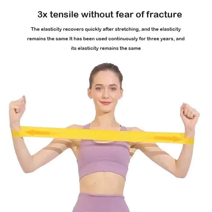 Lot de 5 pièces de ceinture de tension élastique pour le yoga