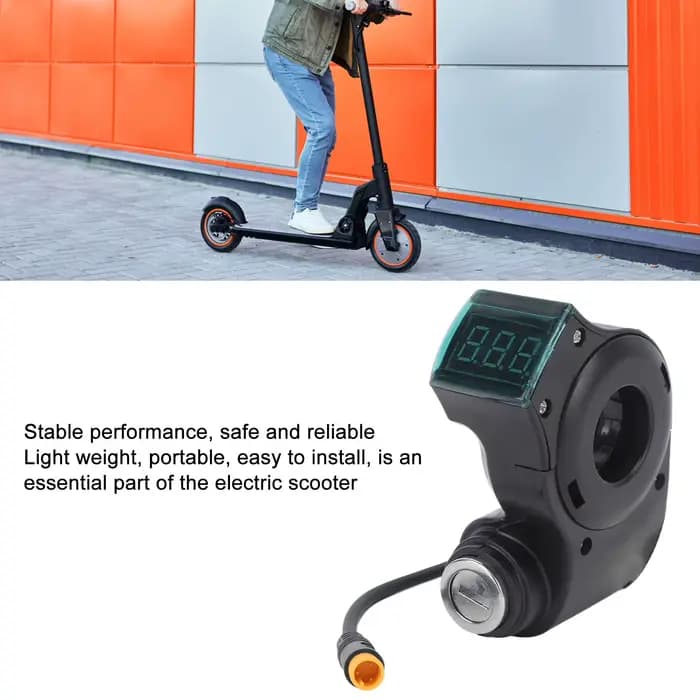 Verrouillage de l'interrupteur à affichage numérique pour scooter électrique