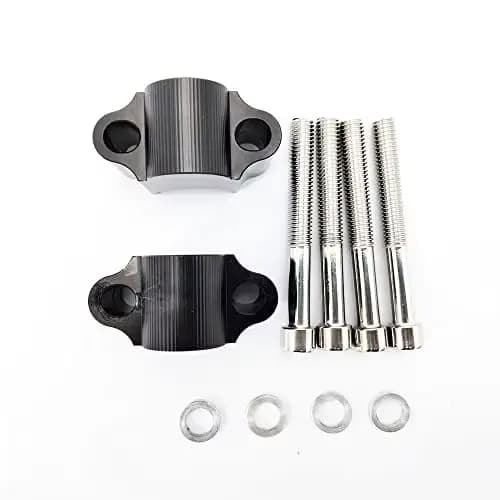 Support de montage de barre de guidon noir, 7/8 "-22mm, pour moto, Dirt Bike