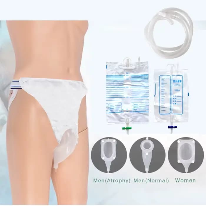Collecteur d'urine hypoallergénique en Silicone pour adultes