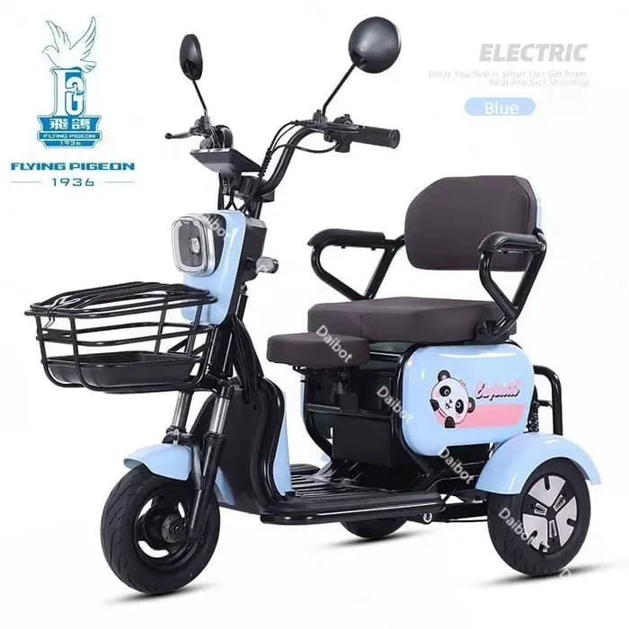 Scooter de mobilité à 3 roues pour personnes âgées et handicapées