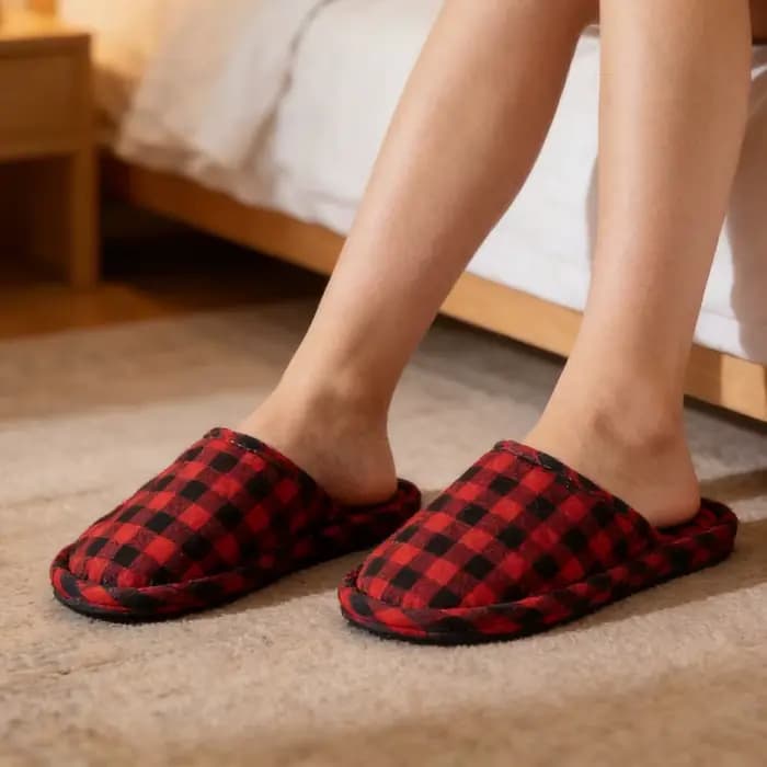 Pantoufles de maison souples pour femmes, chaussures d'intérieur confortables et antidérapantes pour un usage quotidien, chaussures confortables pour un usage domestique