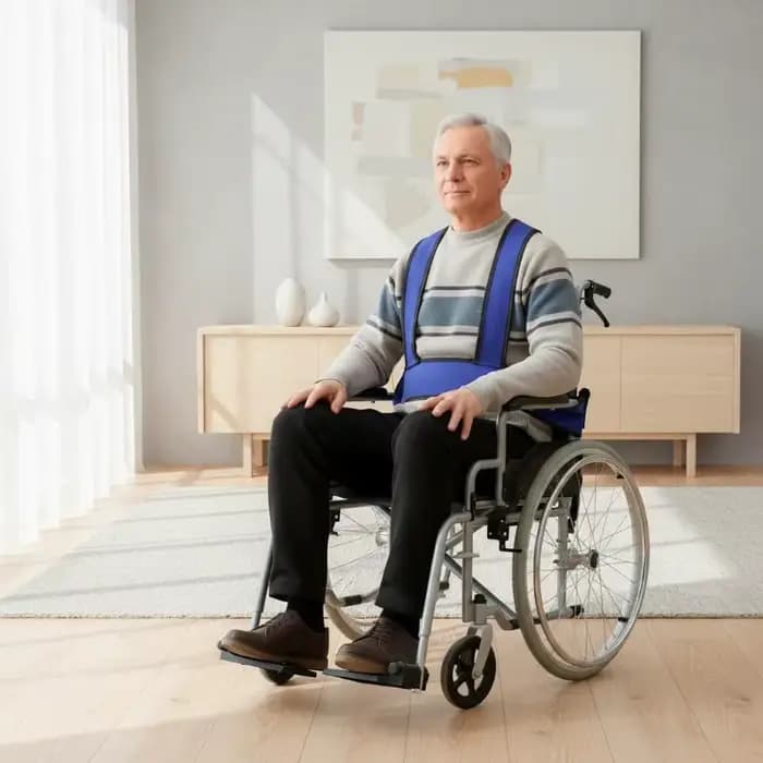 Ceinture de fixation pour fauteuil roulant pour personnes âgées