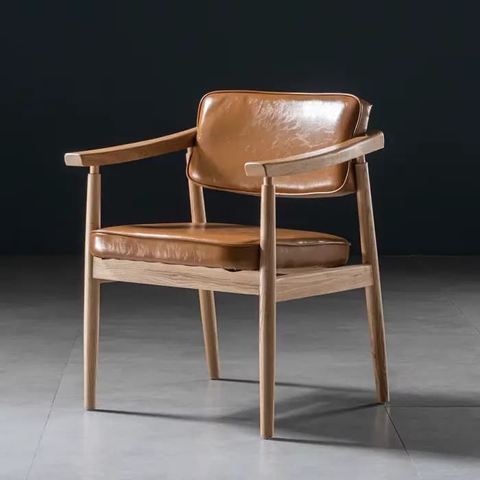 Chaise de salon nordique en bois pour loisirs, mobilier de maison, de salle à manger, Design moderne, fauteuil de négociation pour loisirs