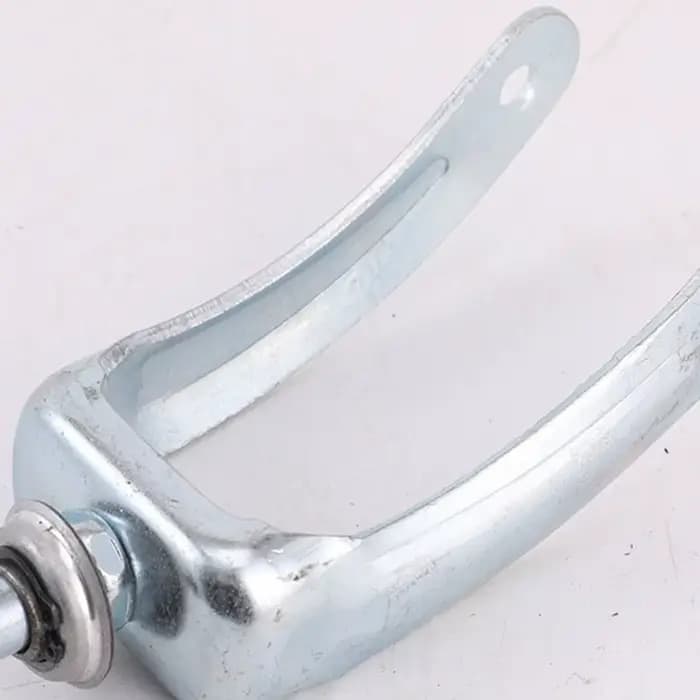 Fourche de fauteuil roulant en acier résistante à l'usure
