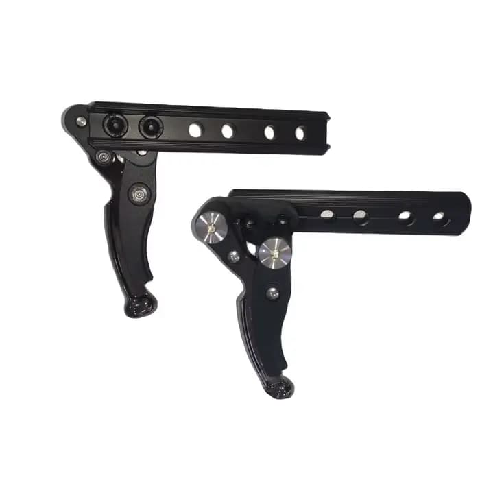 1 paire de pièces de rechange pour fauteuil roulant en alliage d'aluminium