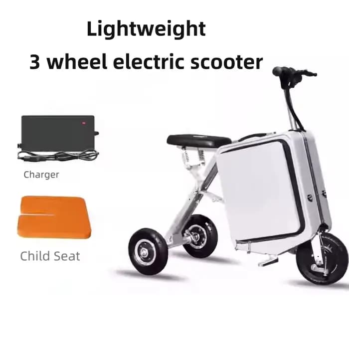 Valise à bagages pliante pour Scooter électrique à 3 roues