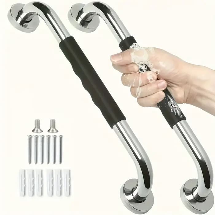 Ensemble de barres d'appui de douche en acier inoxydable de qualité supérieure