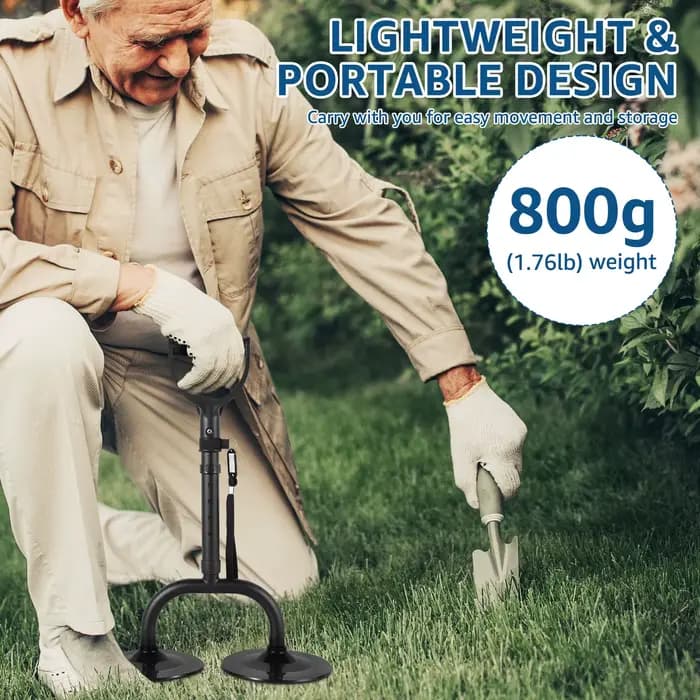 Outil d'aide à la mobilité réglable 52-60CM, dispositif d'aide sur pied Portable avec lanière, aide légère sur pied pour personnes âgées