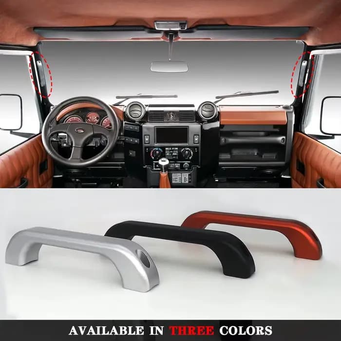 Poignée de maintien pour intérieur de voiture en alliage d'aluminium