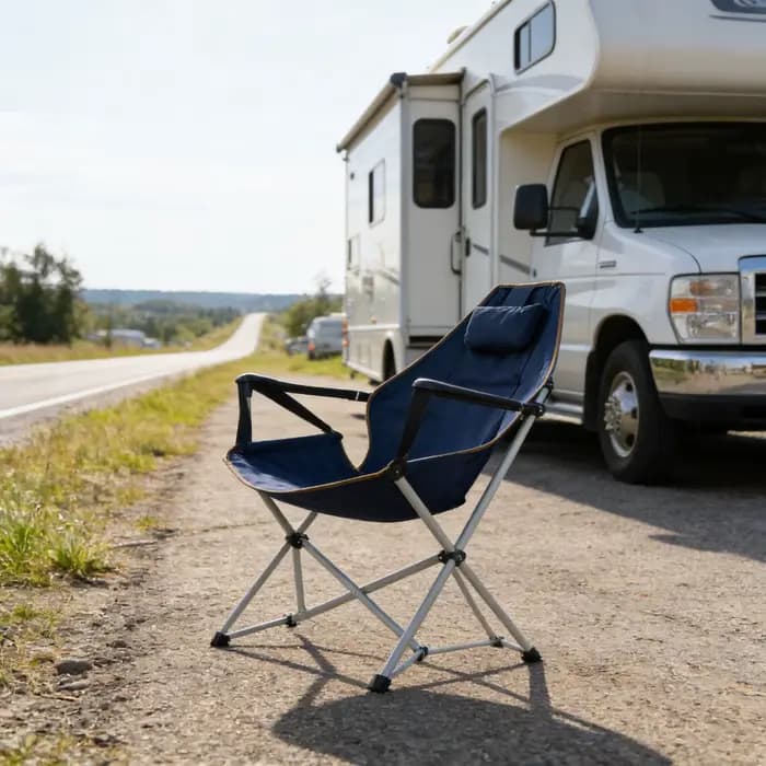 Tabouret pliant ergonomique avec dossier, chaise pliable portable, tabouret pliant confortable pour la pêche en plein air