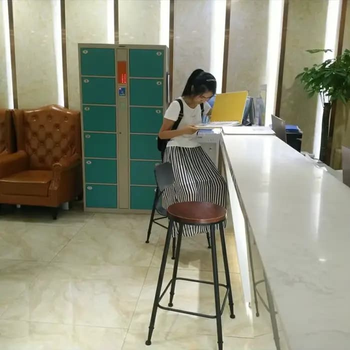 Chaise de Bar moderne tabouret haut nordique Simple maison café haute réception chaise haute tabouret dossier