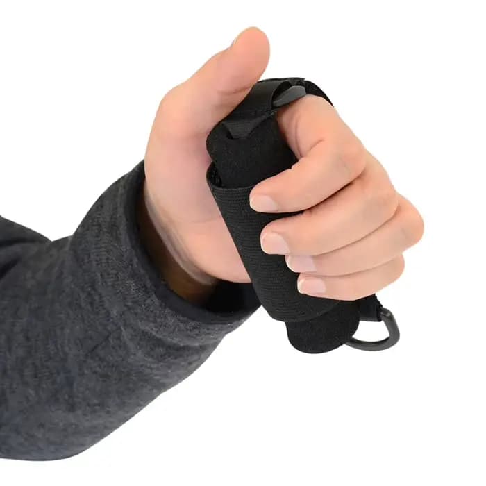Sangle de support de manchette d'ustensile pour les personnes handicapées