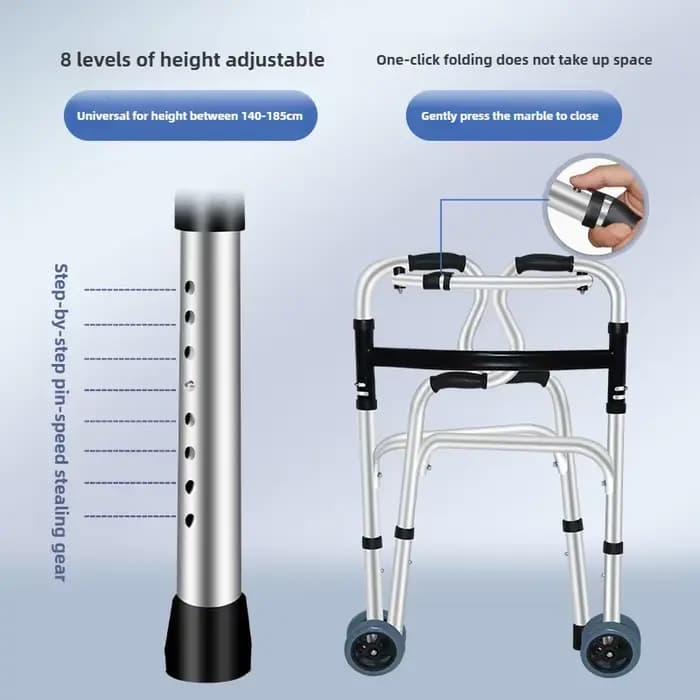  Déambulateur pour personnes âgées avec siège
