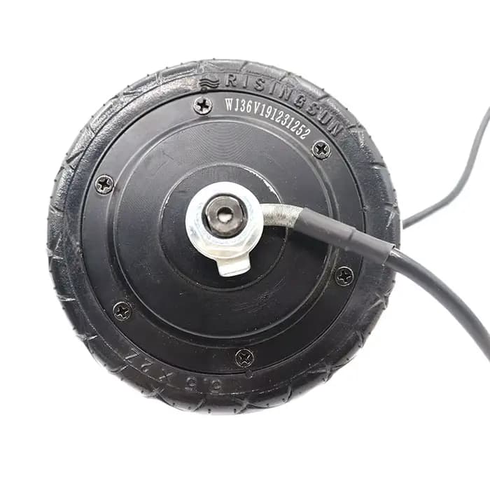 Moteurs avant et arrière de 5,5 pouces + roues, moteur de moyeu de roue sans balais et sans dents, pneu solide, moteur sans balais pour trottinette électrique 36V