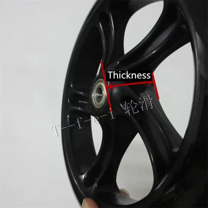 1 pièce 200mm 180mm 175mm 145mm 120mm 40mm 30mm 24mm pneu de roue de patinage de Scooter Durable PU Skateboard Rodas avec roulement