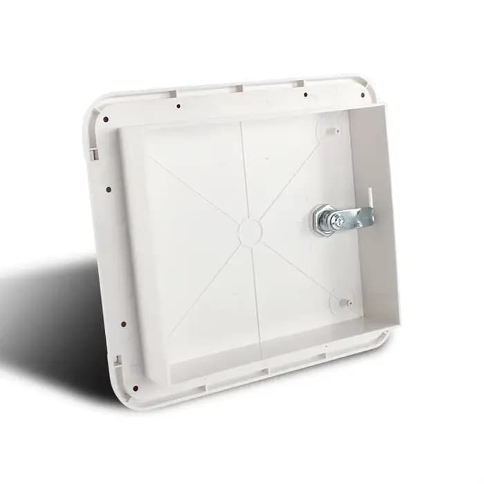 Pièce de camping-car DREAMRV, trappe de caravane RV verrouillable blanche