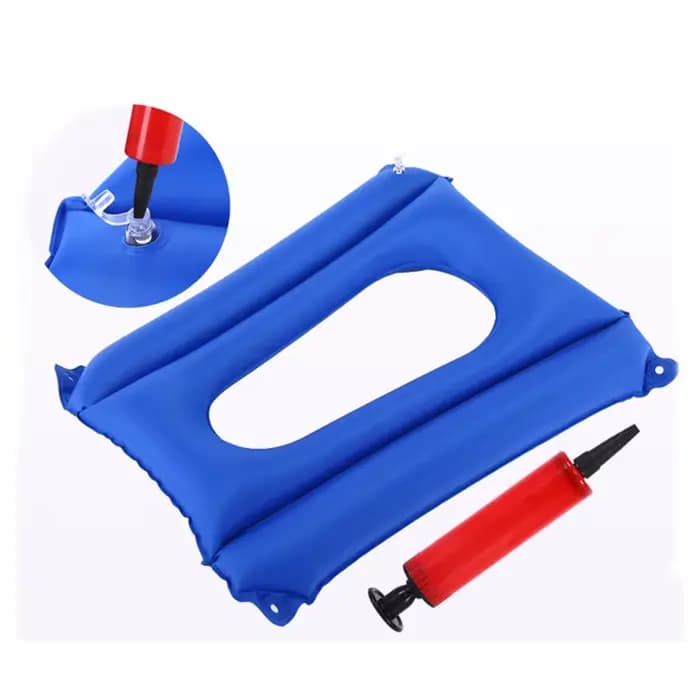 Coussin de siège gonflable pour fauteuil roulant monté sur le lit