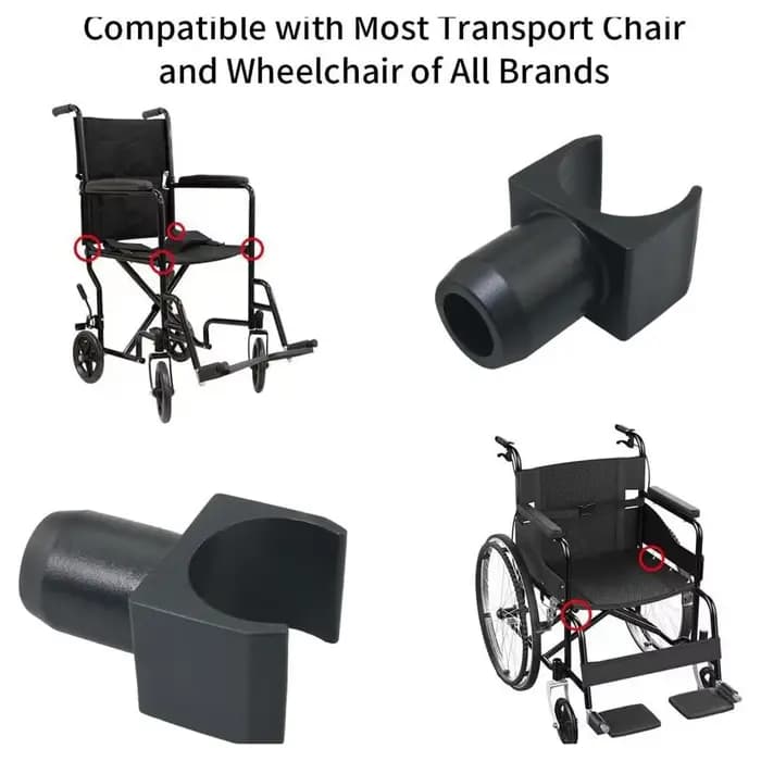 Rail de siège de fauteuil roulant en plastique