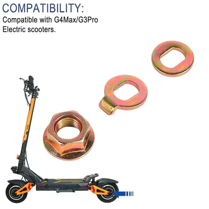 Rondelle de vis de moteur de scooter pour Kukirin G2-Max/Master/G3-Pro/G4 Max