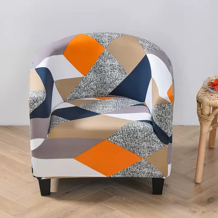 Housse de chaise de Club, couvre-fauteuil extensible, housse de chaise de baignoire imprimée, housse de canapé en Spandex, housses de canapé pour Bar, comptoir, salon