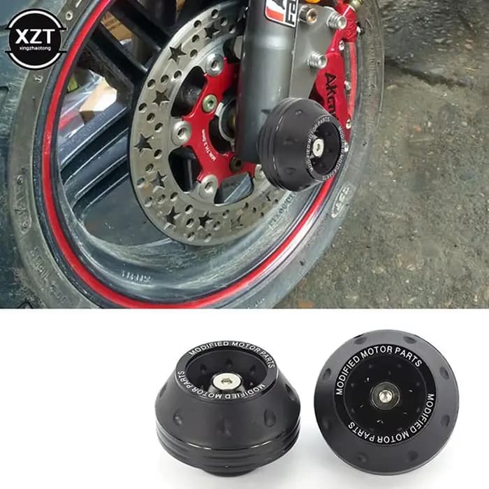 Coussinets de protection de roue de scooter de moto