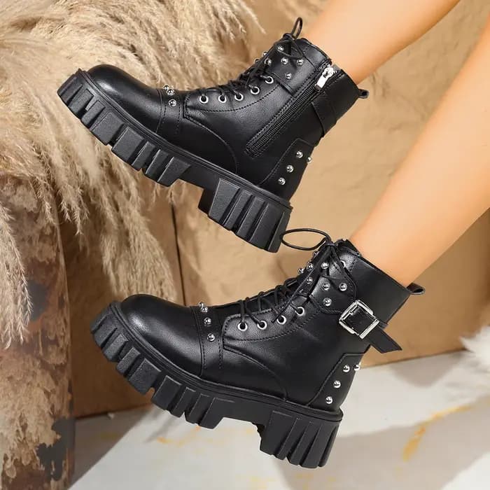 2025 femmes bottines mode confortable élégant anti-dérapant bottes marche plate-forme chaussures De créateur pour les femmes Zapatos De Mujer