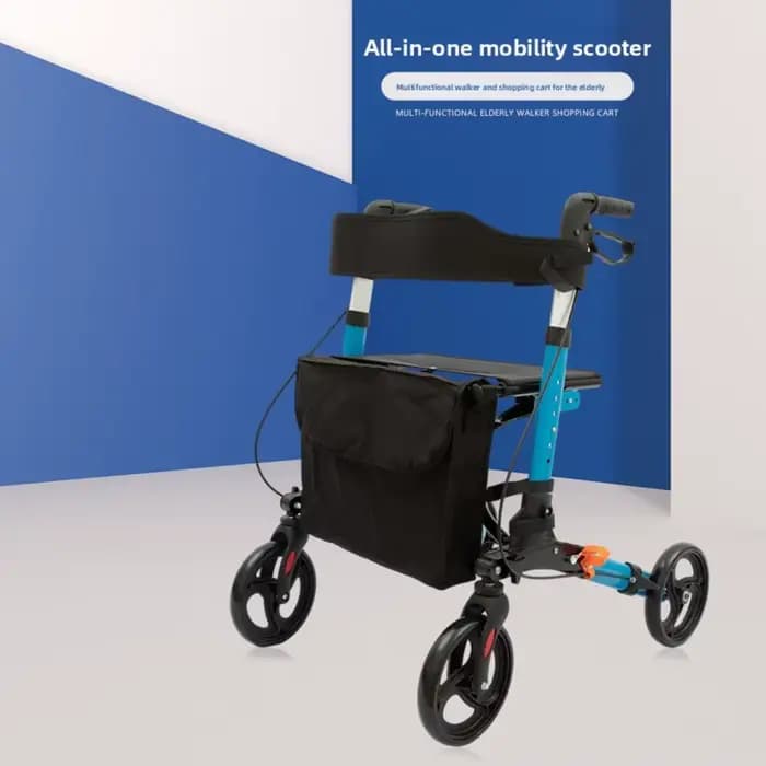 Déambulateur de Support de marche assisté Portable en aluminium amélioré