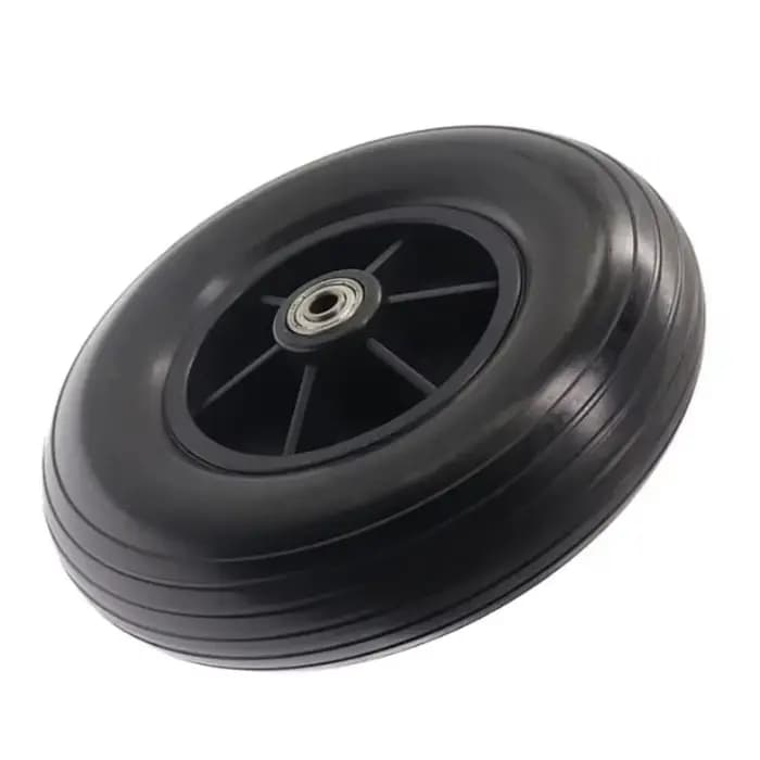 Roue en PU 200x50, pneu solide de 8 pouces pour fauteuil roulant