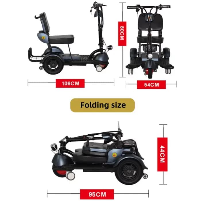 Trottinette Électrique Portable et Pliable de 10 Pouces