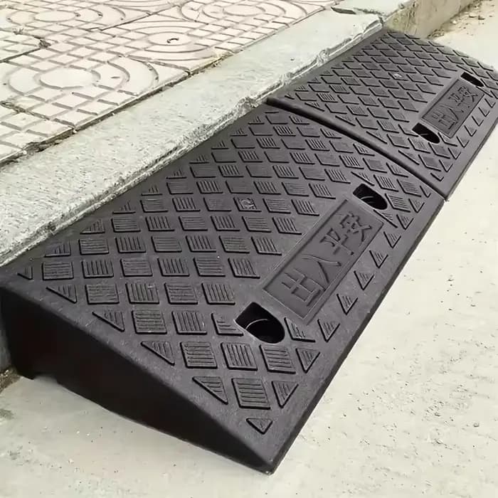 1 rampes portables avec surface antidérapante – Matériau durable