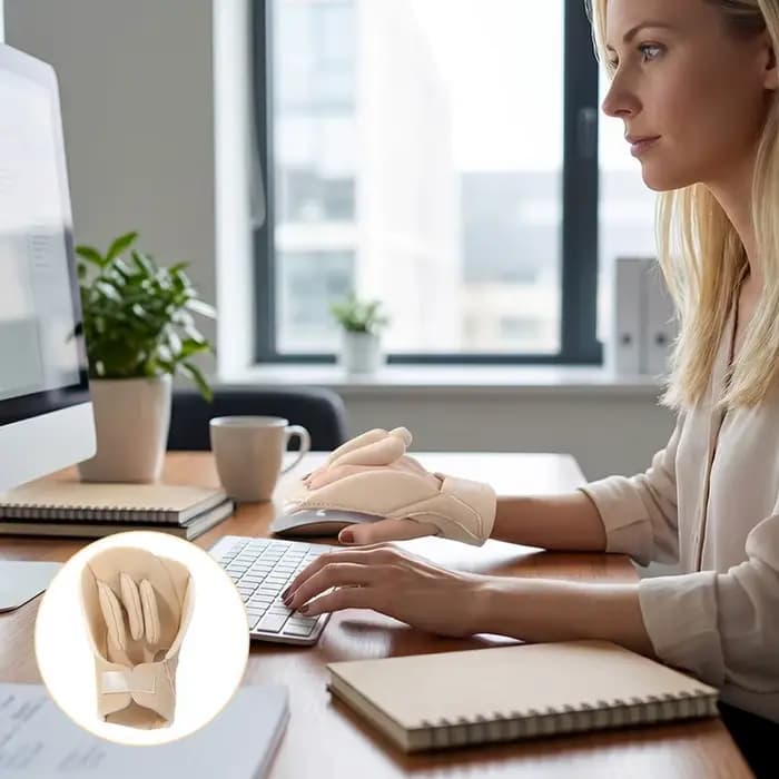 Gant de soutien pour la main avec séparateur de doigts intégré