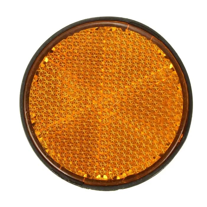 Réflecteurs orange ronds universels pour vélos Hurcycles RL