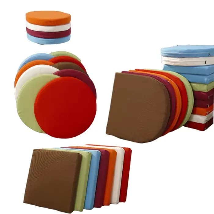 Heart extérieurs de chaise de rotin de polyester, gril d'optique fait sur commande, coussin rond imperméable et lavable