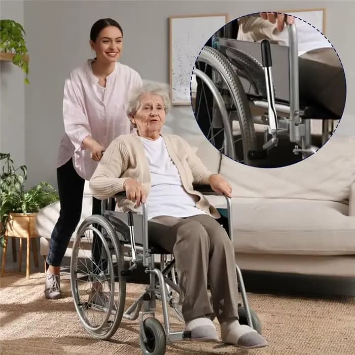 Extensions de poignée de frein pour fauteuil roulant AT21-2Pack