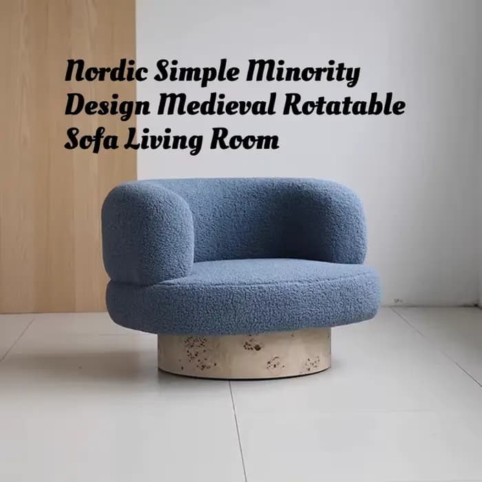Fauteuils d'appoint pivotants sur pieds